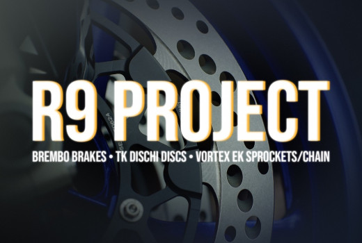SBU Yamaha R9 Project Pt. 4 - Racing Brakes, 520 Conversion Kit, ABS Removal & Weight Reduction