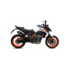 Arrow Race-Tech Aluminum "Dark" Silencer with Carbon End Cap - 2020+ KTM 890 Duke R