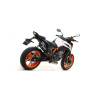 Arrow Race-Tech Aluminum "Dark" Silencer with Carbon End Cap - 2020+ KTM 890 Duke R