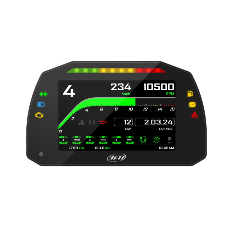AIM Sports MXK10 Plug & Play Dash Logger - 2011-15 Kawasaki ZX-10R