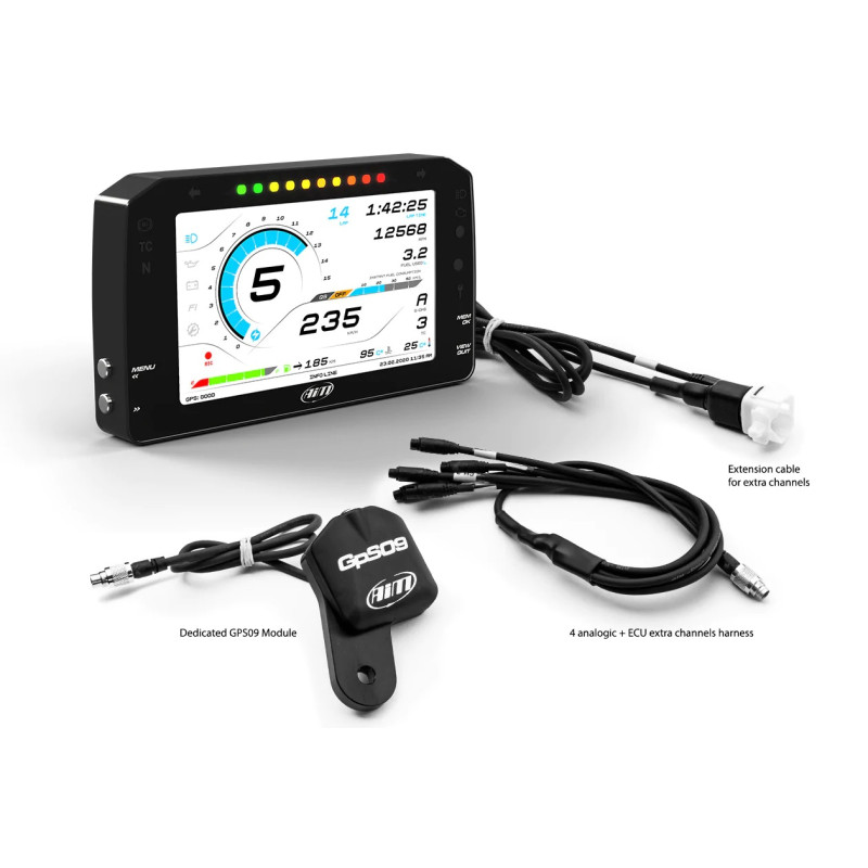 AIM Sports MXPS Plug & Play Dash Logger - 2017-2024 Suzuki GSX-R1000 / GSX-R1000R