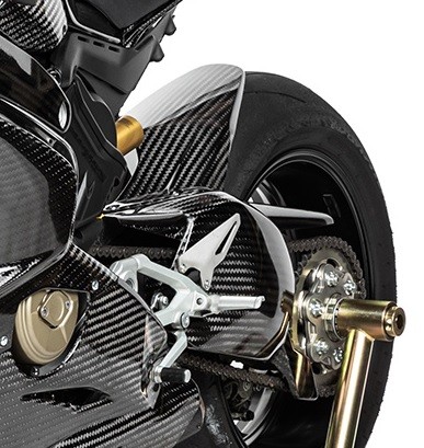 AP Carbon Line Ducati Panigale V4 / V4R / V4RS 200g Rear mudgard (Fits Only With AP Swingarm Protector)