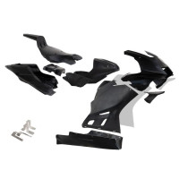 ITR Racing Parts Fiberglass Bodywork | Full Set | Black | Yamaha R1 (2017-2025)