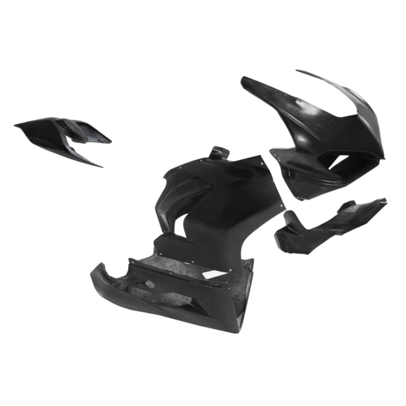ITR Racing Parts Fiberglass Bodywork | Full Set | Black | Ducati Panigale V2 ITR Racing Parts Fiberglass Bodywork | Full Set | Black | Ducati Panigale V2