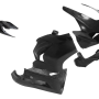 ITR Racing Parts Fiberglass Bodywork | Full Set | Black | Ducati Panigale V2
