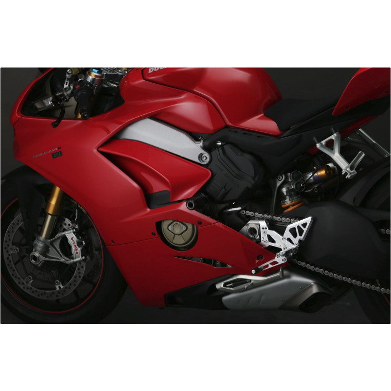 Aella Riding Step Kit (Rearsets) - Ducati Panigale V4 Aella Riding Step Kit (Rearsets) - Ducati Panigale V4