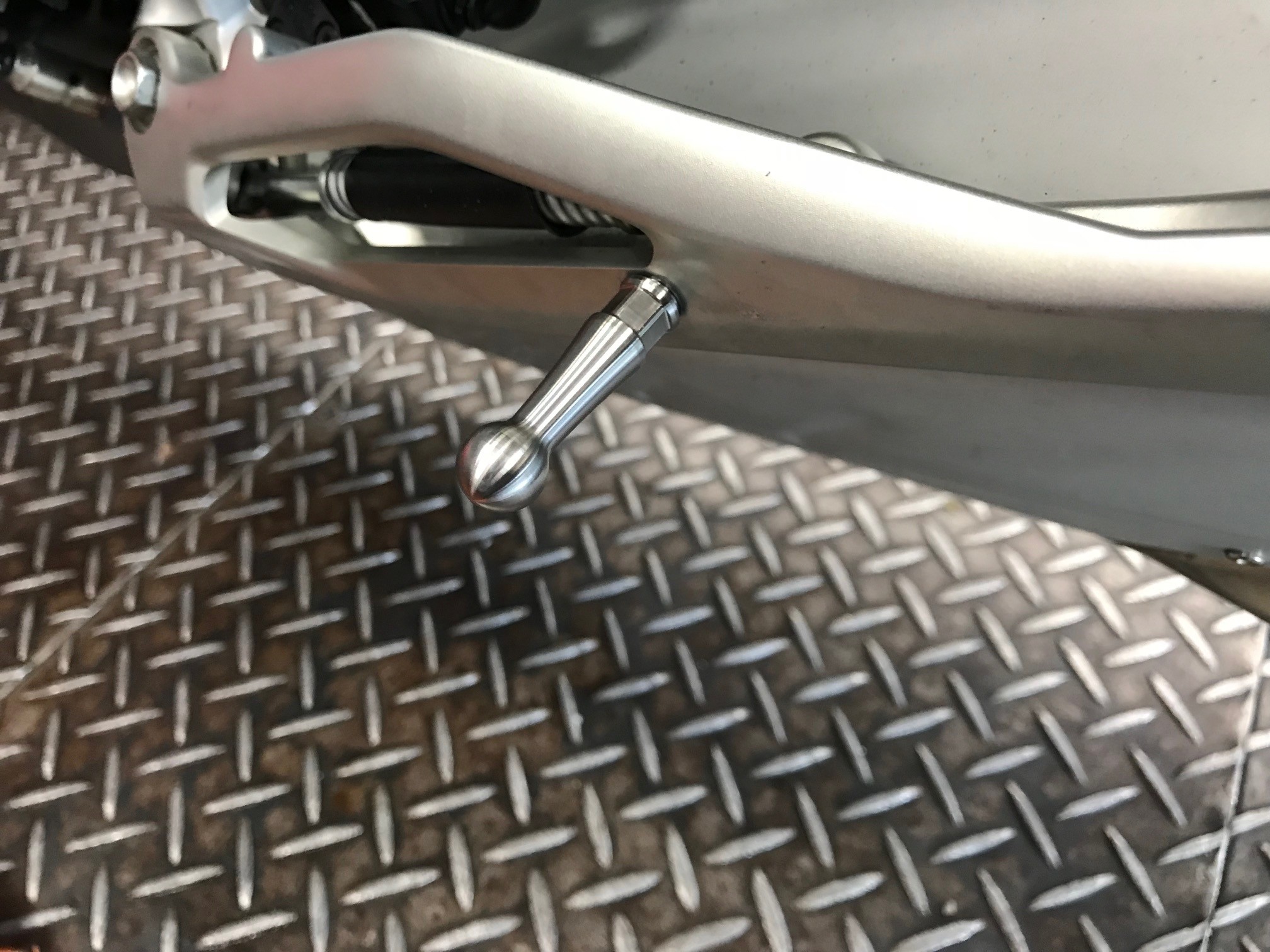 Aella Titanium Sidestand Pin - Ducati Panigale V4