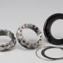 Aella Large Hub Two Titanium Nuts & Aluminum Taper Cone Set (Rear Axle) - Ducati Panigale V4