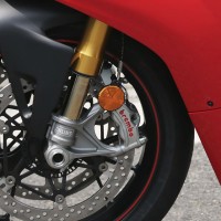 Aella Titanium Front Brake Caliper Spacers - Ducati Panigale V4