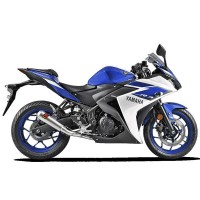 Akrapovic Racing Racing Line Stainless Steel Full Exhaust - Yamaha YZF-R3 2015-2018 Akrapovic Racing Racing Line Stainless Steel Full Exhaust - Yamaha YZF-R3 2015-2018