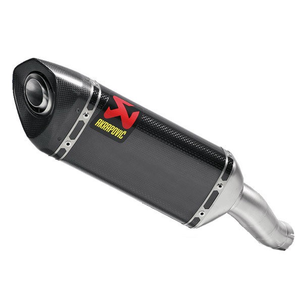 Akrapovic Racing Carbon Fiber Slip-On Exhaust - Yamaha YZF-R3 2015-2018