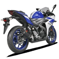 Akrapovic Racing Carbon Fiber Slip-On Exhaust - Yamaha YZF-R3 2015-2018 Akrapovic Racing Carbon Fiber Slip-On Exhaust - Yamaha YZF-R3 2015-2018