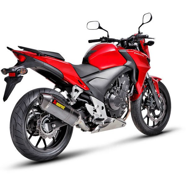 Akrapovic Racing Carbon Fiber Slip On Muffler 13-14 Honda CB500F