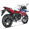 Akrapovic Racing Carbon Fiber Slip On Muffler 14-16 Honda CBR300R