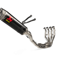 Akrapovic "Evolution Line" Full Exhaust System w/ Carbon Silencer for 2021+ Kawasaki ZX-10R / RR