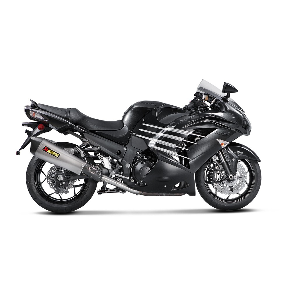 Akrapovic "Racing Line" Titanium Slip-On Mufflers for 2012-2020, 2022 Kawasaki Ninja ZX-14R