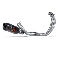 Akrapovic Racing Full Exhaust System with Carbon Fiber Muffler 15-18 Yamaha FZ-07