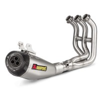 Akrapovic 'Racing Line' Full Exhaust System with Carbon Fiber End Cap 14-18 Yamaha FZ-09