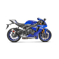Akrapovic Slip-On Line Titanium Exhaust w/ Carbon Heat Shield | Yamaha | YZF-R1 (2015-2026)