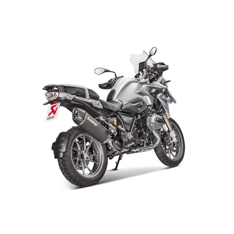 Akrapovic Racing Black Titanium Slip On Exhaust 2017 BMW R1200GS