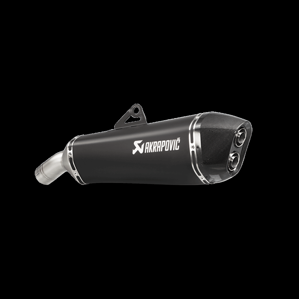 Akrapovic Racing Black Titanium Slip-on Muffler 13-17 BMW F800GT