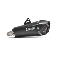 Akrapovic Racing Black Titanium Slip On Exhaust 08-12 BMW F650GS