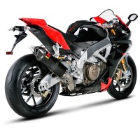 Akrapovic Racing Carbon Fiber Slip-On Muffler - Aprilia RSV4 2009-2014 Akrapovic Racing Carbon Fiber Slip-On Muffler - Aprilia RSV4 2009-2014