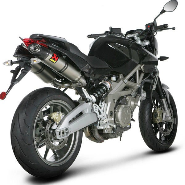 Akrapovic Racing Titanium Slip-On Mufflers - Aprilia Shiver 2010-2015