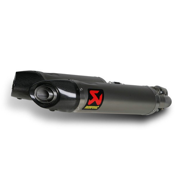 Akrapovic Racing Titanium Slip-On Mufflers - Aprilia Shiver 2010-2015