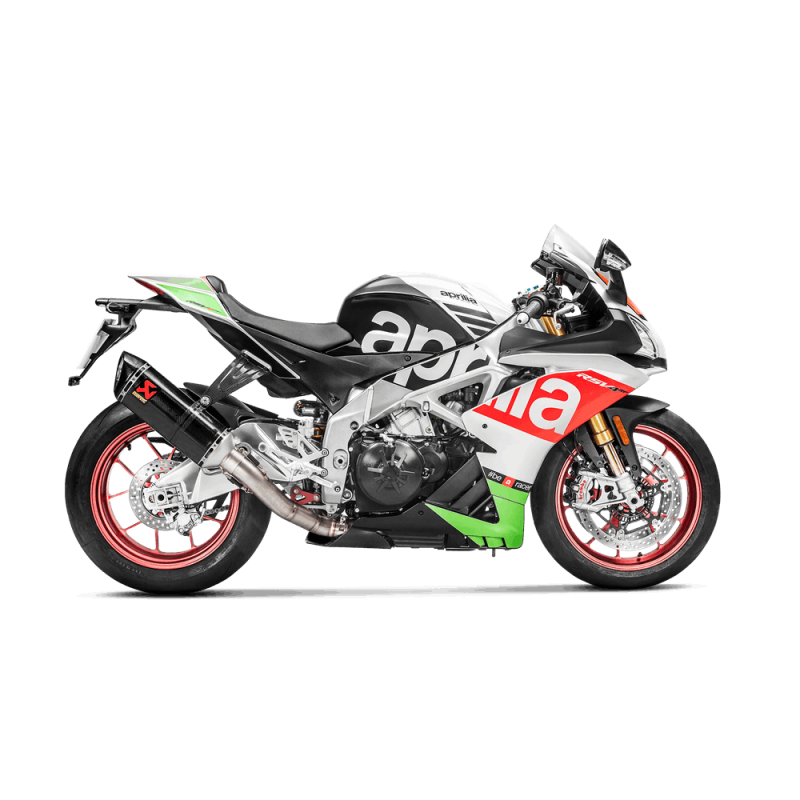 Akrapovic Racing Carbon Fiber Slip-On Muffler - Aprilia RSV4 2017-2018 Akrapovic Racing Carbon Fiber Slip-On Muffler - Aprilia RSV4 2017-2018