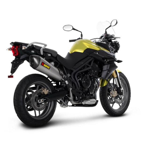 Akrapovic Racing Titanium Hexagonal Slip-On Mufflers - Triumph Tiger 800 / 800XC 2011-2014