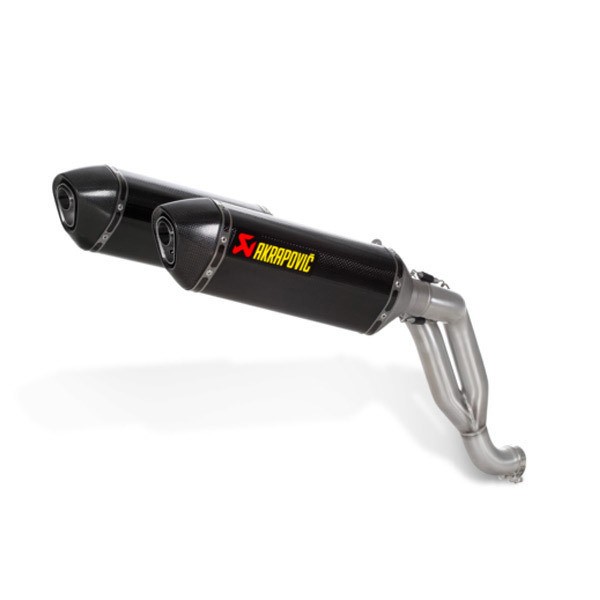 Akrapovic Racing Carbon Fiber Slip-On Mufflers - Triumph Speed Triple R 2011-2015