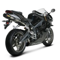 Akrapovic Racing Titanium Slip-On Muffler - Triumph Daytona 675 2006-2012 Akrapovic Racing Titanium Slip-On Muffler - Triumph Daytona 675 2006-2012