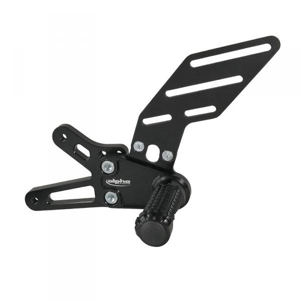 Alpha Racing EVO Adjustable Rearsets for 2015-2018 BMW S1000RR