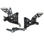 Alpha Racing World Superbike Rearsets Kit - K67 / K66 S1000RR / M1000RR 2019+