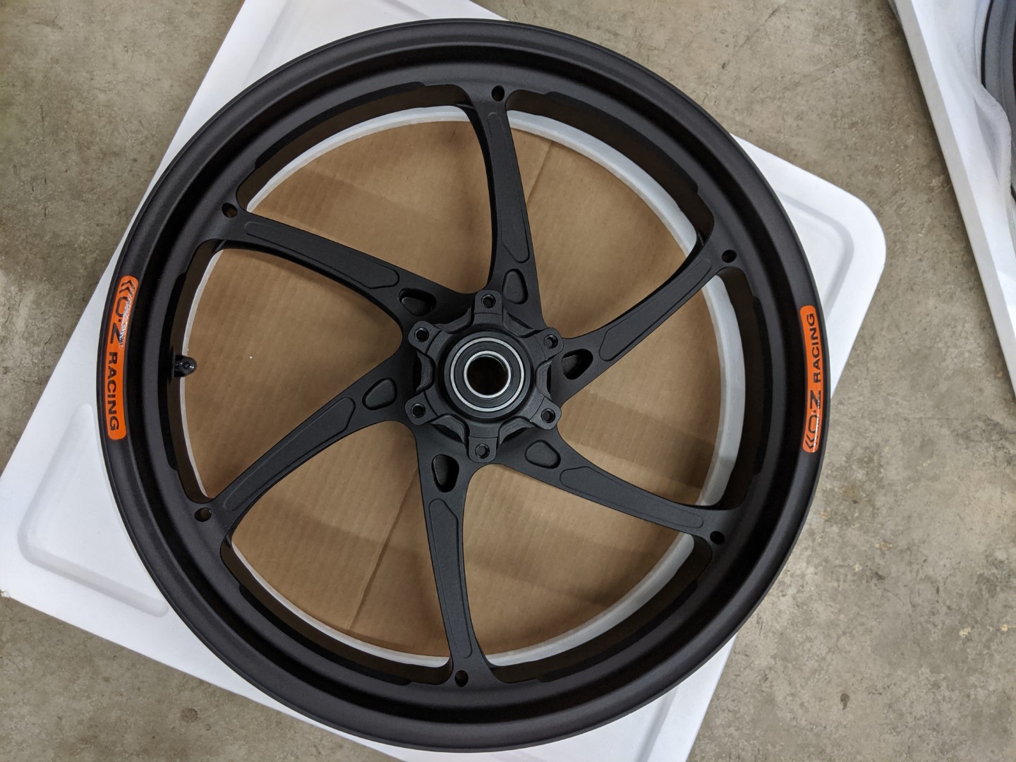 OZ GASS RS-A Superbike Forged Aluminum Wheel Set - 2020 BMW S1000RR (K67) w/ Forged OEM wheels