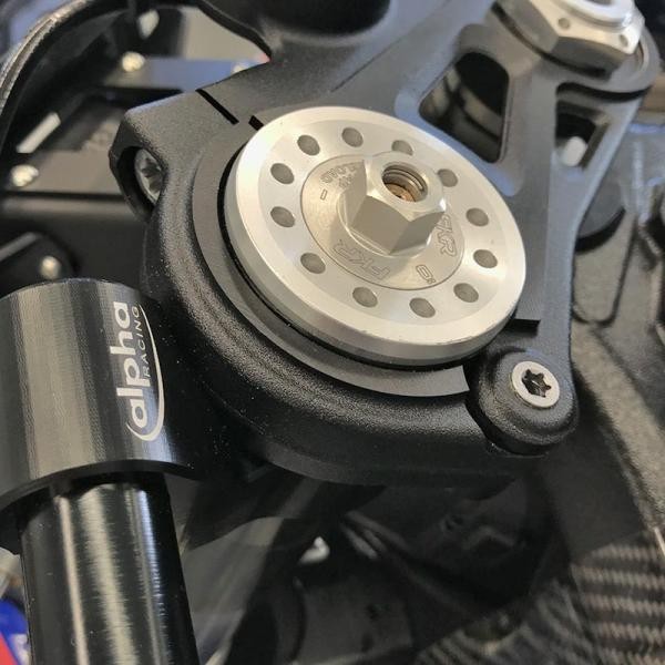 Alpha Racing Clamps for OEM Top Triples (for use w/ aftermarket clip ons) 2019-2020 BMW S1000RR (-2020 US model)