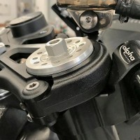Alpha Racing Clamps for OEM Top Triples (for use w/ aftermarket clip ons) 2019-2020 BMW S1000RR (-2020 US model)