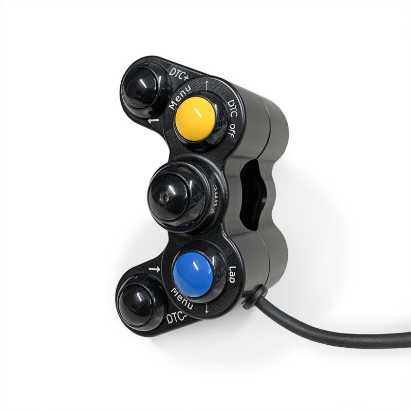 Alpha Racing 7 Button LH Button Pod (OEM Electronics) - 2019-2020 BMW S1000RR (US 2020 Only)