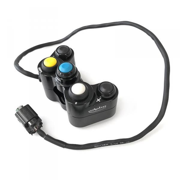 Alpha Racing M Race LH Button Pod - 2019-2020 BMW S1000RR (US 2020 Only)