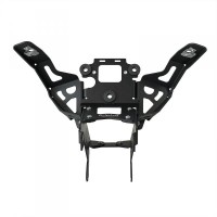 Alpha Racing Aluminum Upper Fairing Stay / Dash Holder (MoTeC gauges) 2019-2020 BMW S1000RR (-2020 US model)