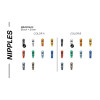 Alpina STS2 Tubeless Bicolor Custom Spoke Supermoto Wheels KTM 450 SMR 2023-2024 Alpina STS2 Tubeless Bicolor Custom Spoke Supermoto Wheels KTM 450 SMR 2023-2024