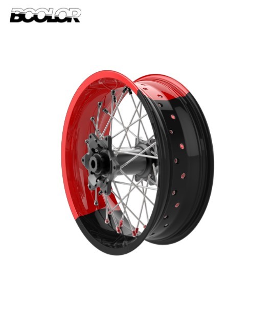 Alpina STS2 Tubeless Bicolor custom Spoke Wheels KTM SMR 2003 - 2021 Alpina STS2 Tubeless Bicolor custom Spoke Wheels KTM SMR 2003 - 2021