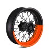 Alpina STS2 Tubeless Bicolor Custom Spoke Supermoto Wheels KTM 450 SMR 2023-2024 Alpina STS2 Tubeless Bicolor Custom Spoke Supermoto Wheels KTM 450 SMR 2023-2024