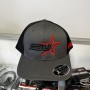Superbike Unlimited FlexFit 110M Mesh Hat - Black / Red / Grey