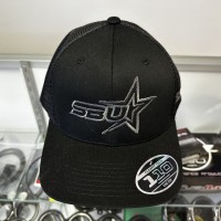 Superbike Unlimited FlexFit 110M Mesh Hat - Black / Grey