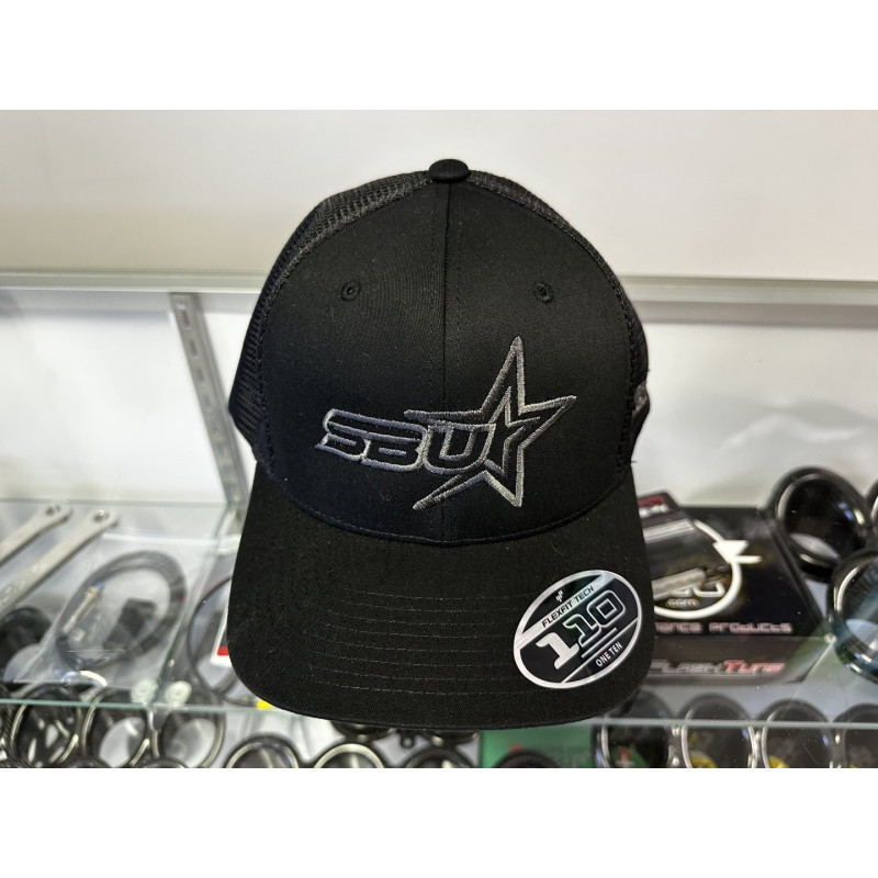Superbike Unlimited FlexFit 110M Mesh Hat - Black / Grey