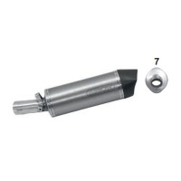 Arrow Maxi Race-Tech Aluminum "Dark" Silencer with Carbon End Cap - BMW R1200R/R1200RS 2015-16