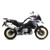 Arrow Maxi Race-Tech Aluminum "Dark" Silencer with Carbon End Cap - 2018-2020 BMW F 850 GS Arrow Maxi Race-Tech Aluminum "Dark" Silencer with Carbon End Cap - 2018-2020 BMW F 850 GS