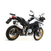 Arrow Maxi Race-Tech Aluminum "Dark" Silencer with Carbon End Cap - 2018-2020 BMW F 850 GS Arrow Maxi Race-Tech Aluminum "Dark" Silencer with Carbon End Cap - 2018-2020 BMW F 850 GS